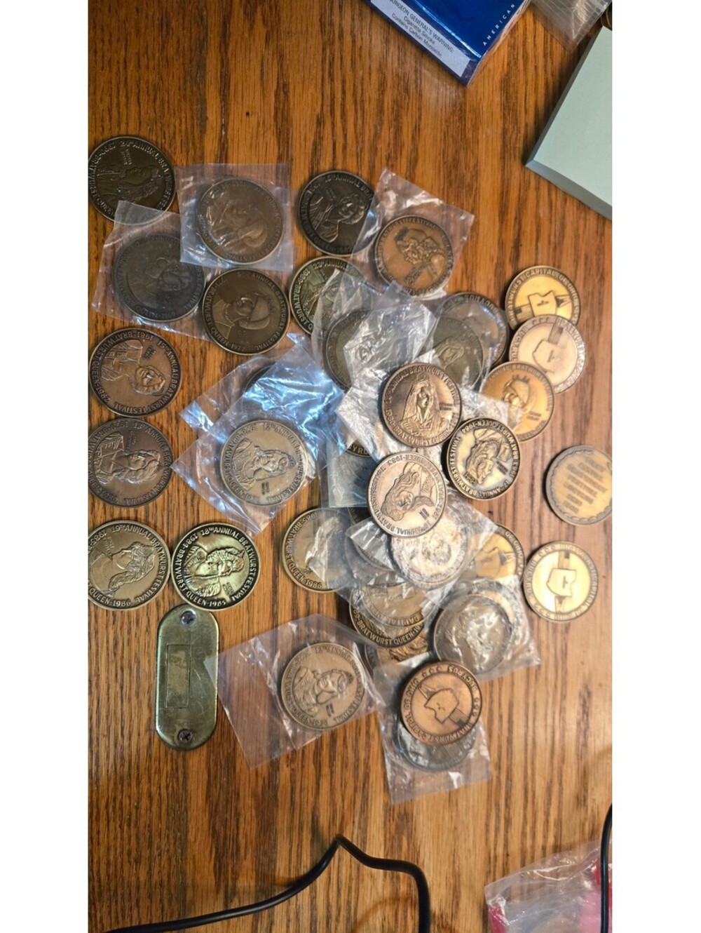 Vintage Bratwurst Coins Bucyrus Ohio Collection 43 Metals.